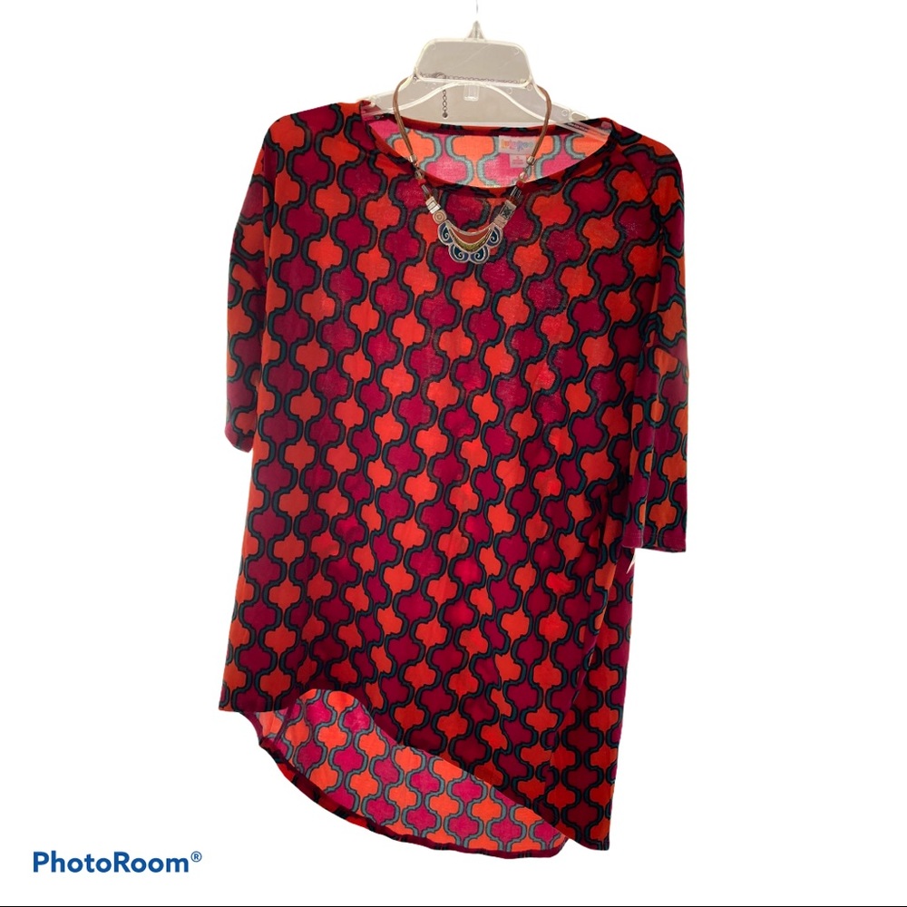 LuLaRoe Red Retro Chic Small